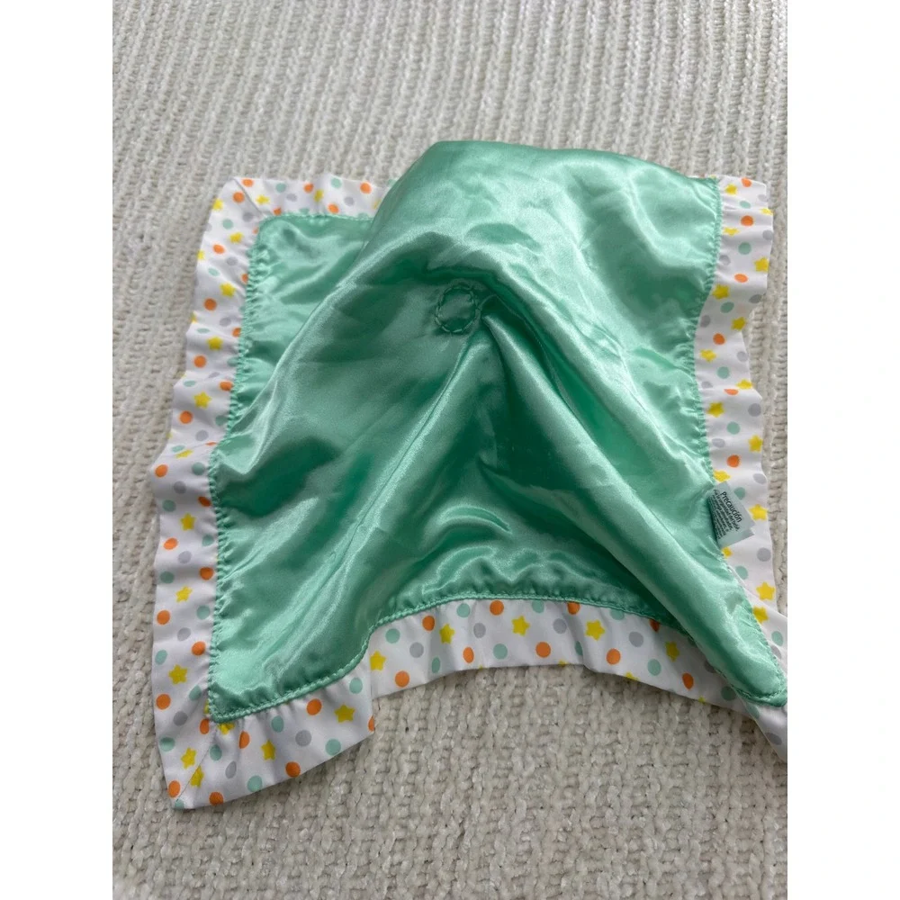 Garanimals Little Lamb Baby Security Blanket Mint Green Satin‎ Lovey Easter